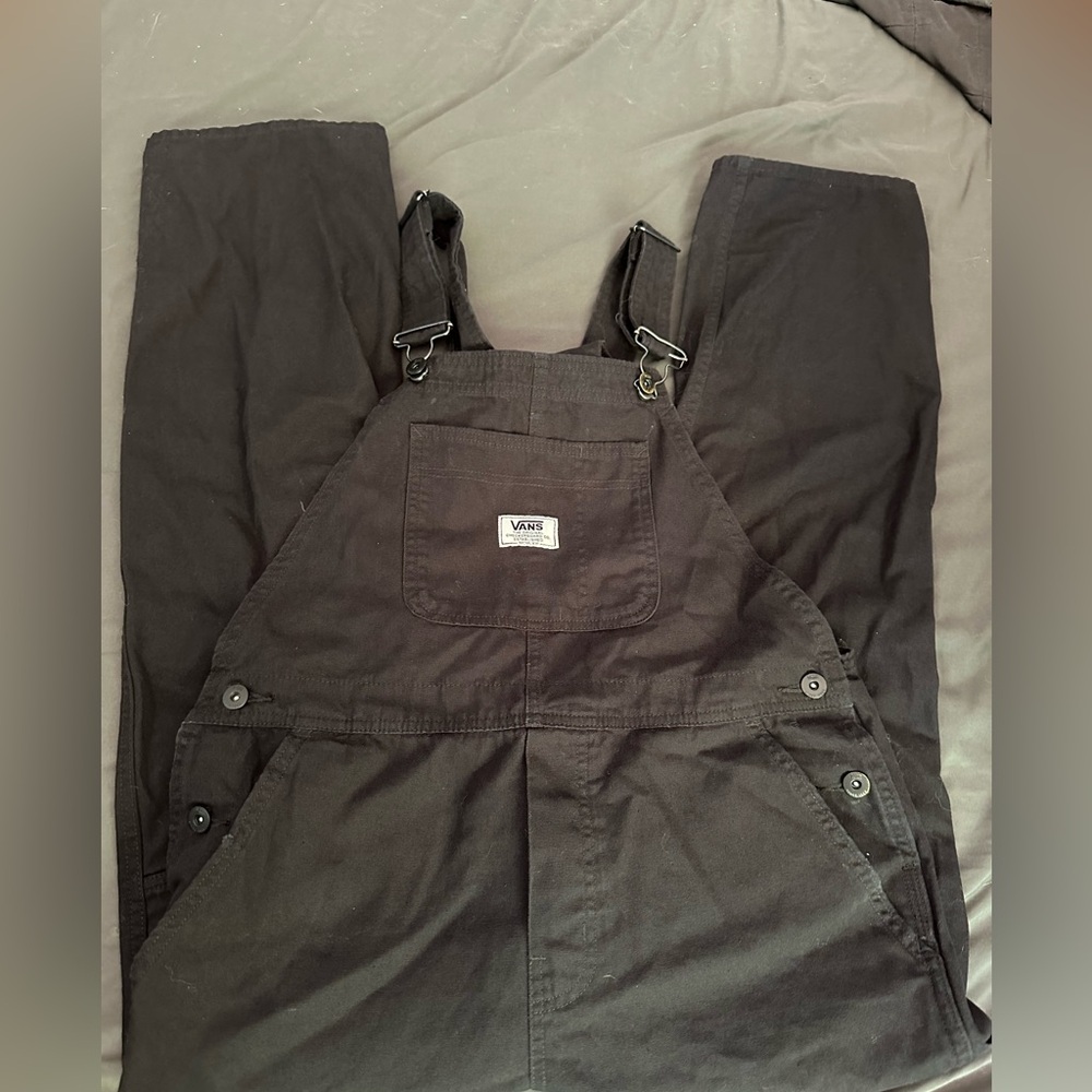 Black overalls